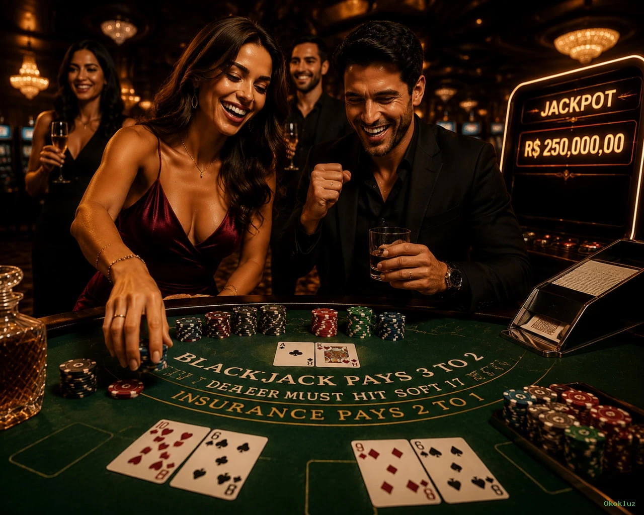 Imagem promocional dos jogos de lottery da Okokluz